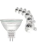 Simusi MR16 Halogen Leuchtmittel 12V 20W, GU5.3 Deckenglühbirnen 2 Pin Dimmbar, Spot Glühbirnen, Reflektor 2700K Warmweiß, 6er Pack