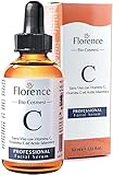 Größe 60 ml. BIO Hyaluron Serum mit Vitamin C/E Hochkonzentriert. Dermaroller geeignet. Gesichtsserum mit Organischen Anti Falten/Age Inhaltsstoffen. Vegan Naturkosmetik für Gesicht/Augenpartie