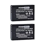 PowerTrust 2 Stück 1200mAh LP-E12 Akku für Canon EOS M50 Mark II, M50, EOS M, M2, M10, M100, M200, Rebel SL1, 100D, Kiss X7, PowerShot SX70 HS