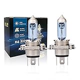 XELORD H4 Scheinwerferlampe Birne 55W 12V Auto Abblendlicht Fernlicht lampen mit Zulassung-2 Stück