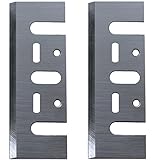 2x HSS Hobelmesser Ersatzmesser 82x29x3mm für Elektrohobel T.I.P. EH 616 / TIP EH616