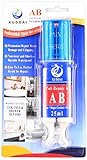 Badewanne Reparaturset Weiß 25ml, XUDOAI Keramik Reparaturset Geeignet für Emaille, Porzellan, Acryl, Mineralguss Reparatur Rissen Löchern-Badewanne, Waschbecken, Sanitärkeramik