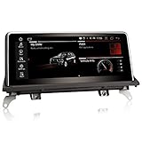 Erisin 10.25" Android 14 Autoradio GPS Navi für BMW X5 E70 X6 E71 CIC System Unterstützt CarPlay IPS Touch Screen iDrive OEM Radio Bluetooth DAB+ Android Auto WiFi USB TPMS 8-Kern 4GB RAM+64GB ROM