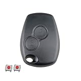 HooRLZ Schlüsselgehäuse für R-enault Twingo Kangoo Clio Modus Schlüssel, 2 Tasten Twingo Schlüsselgehäuse, Clio Ersatzschlüssel, Kangoo Autoschlüssel