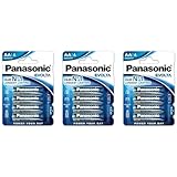 PANASONIC 3 Blisterpackungen mit je 4 Alkaline-Batterien Evolta AA LR06-1,5 V