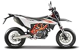 Maisto KTM 690 SMC R Motorrad - Maßstab 1:18 - Unglaublich detaillierte Druckguss-Nachbildung Sammlermodell Motorrad, Orange