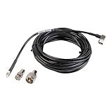 Maas DV Anschusskabel - RG58 ECO -7 Meter mit FME Buchse für Antennenfüße mit DV Anschluss inkl. BNC und PL Adapter - Für DV Antennenfüße