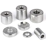 PROTECH 10 Stück Alu Distanzhülsen M6 aus Aluminium 12x6,5x6 Alu Hülsen Abstandshülse Abstandhalter Rohrbuchse Rund Innendurchmesser 6.5mm Länge 6mm