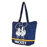KARACTERMANIA Micky Maus Blue-Kleine Soleil Strandtasche, Dunkelblau