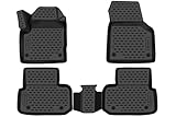 Element Passgenaue Premium 3D Gummimatten Fussmatten passend für Land Rover Discovery Sport, L550, 2014-2024, 4 TLG, Schwarz