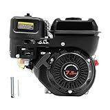 OUBUBY Benzinmotor 4-Takt, 210CC Stationärer Go Kart Motor Einzylindermotor Luftgekühlter Motor Stand Benzinmotor für Autos Rennmotor für Yachten 7,5 PS 5,1 KW