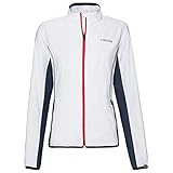 HEAD Damen Club Jacket W Tracksuits, White/darkblue, XL