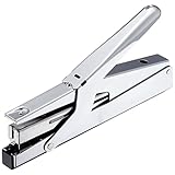 Rapid 21310400 Heftzange E10, Kunststoff/Metall, 10 Blatt, chrom