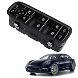 Fensterheberschalter Vorne Links 971959858C Kompatibel mit Porsche Panamera 2016-2023 Fensterheber Schalter für Elektrische Steuertaste Electric Power Fensterheber Autofenster Schalter