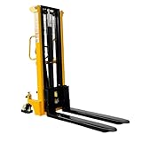 Hochhubwagen - 1 t Tragkraft, 2500 mm Hubhöhe manuell Stapler Handstapler 1000 kg