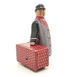 AYUNJIE Retro Wind Up Spielzeug Nostalgisches Thema Ornament 472-R Reisender Erwachsene Sammelspielzeug Kreatives Blechspielzeug Vintage Kinder Geschenk