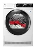 AEG Wärmepumpentrockner 8 kg, Testsieger der Stiftung Warentest, Serie 8000 AbsoluteCare - Wolle- und Seidetrocknung, C, Energiesparend, Trommelbeleuchtung, Knitterschutz, Schontrommel, TR8AMZ68