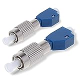 Guakiili 2 Stück LC-Buchse auf FC-Stecker Hybrid-Konverter-Adapter, LWL-Leistungsmesser-Koppler, optischer Single-Mode-Anschluss