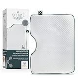 smartsleep® smart Silence Pillow I Viscoelastischer Memory Schaum | Thermoregulierende Eigenschaften | Gute Stützfunktion I Rücken- und Seitenschläfer-Kissen I 54 x 40 cm I Höhe 9-12 cm