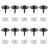 Unterfahrschutz Einbausatz Unterdeckel Clips Motor Unterboden Schutz Reparatur Motorschutz Blechmutter Schraube Klammer für E Klasse W124 S124 A124 W210 S210 C Klasse W202 W203 W204 190 W201 GLK X204