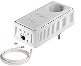 Devolo dLAN 200 AVplus Einzel-Adapter (1x LAN Port, Ergänzung, Powerline, Netzwerk aus der Steckdose) weiß