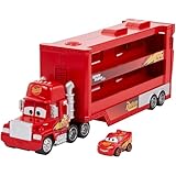 Mattel Disney Pixar Cars - Mini Racer Transporter Sortiment mit Mini Fahrzeug, Spielzeug ab 4+ Jahren GNW34