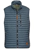 camel active Herren Steppweste aus recyceltem Polyamid Tintenblau, menswear-52