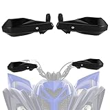 ATV Handschützer ATV Handprotektoren 22mm und 28mm Handschützer Kleine Platte Universal für Raptor Grizzly 350 660 700 Warrior YFM 350 TRX 250-400EX LTZ400 Quad Schwarz