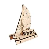 Generic Desktop-Holzmodell Kit Laufen! Katamaran-Segelboot
