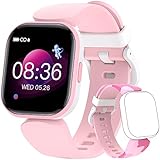 HOOMOON Kids Fitness Tracker Watch for Boys and Girls Pink