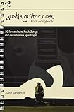 Justinguitar.com - Das Rock-Songbook: Noten, Sammelband für Gitarre: Deutsche Version
