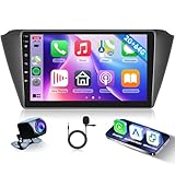 2G+64G Wireless Carplay Android Autoradio für Skoda Fabia 3 III 2015-2019 9 Zoll Touchscreen Autoradio 2 Din mit Android Auto Navi GPS WIFI Mirror Link Bluetooth FM/RDS Radio USB/EQ/SWC Rückfahrkamera