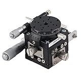 XYR 3-Achsen-Trimmtisch, Manuelle Lineartisch-Tuning-Plattform, φ40 Mm für Produktionsmaschinen, Prüfgeräte. Geeignet für Optische Experimentelle Messungen. Feinabstimmung der