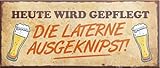 schilderkreis24 – Magnet Lustiger Bier Spruch “Die Laterne Ausgeknipst!“ Deko Geschenkidee Mann Frau 9,3x4cm
