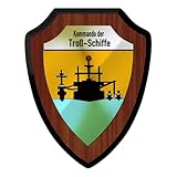 Wappenschild Kommando der Troßschiffe Trossschiff Seefahrt Meer Wappen #41478