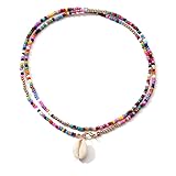Boho Kette Damen, Boho-Halskette, Bunte Halskette Damen, Bunte Ketten, Boho Kette, Bunte Perlenkette, Boho Schmuck Damen, Hippie Kette Boho Style Outer Banks Schmuck Bohemian Kette Boho Kette Lang