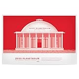 artboxONE Poster 120x80 cm Städte Kunter - Zeiss Planetarium Jena - Bild architektur astronomie deutschland