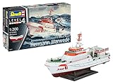 Revell Modellbau, Hermann Marwede, Bausatz, Maßstab 1:200, 78 Teile, Bastelset ab 12 Jahren, Detailgetreues Modell, Seenotrettungsschiff, Authentische Nachbildung