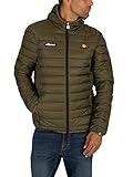 Ellesse Mens Lombardy Padded Jacket Mantel, Khaki, SML