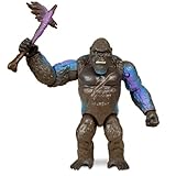 MonsterVerse Godzilla vs Kong 6-Zoll-Hongkong-Film-Sammel-Battle-Kong, hochdetaillierte und einzigartig modellierte Actionfigur mit Kampfaxt, geeignet für Kinder ab 4 Jahren+