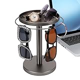 gifyym Halterung für Gläser – Sonnenbrillen-Organizer für Gläser – Aufbewahrung von Brillen für das Büro | 360-Grad-Glasgestell