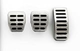 Kompatibel mit VW Amarok Bora Golf 3 4 Vento Polo 6N 6N2 9N 6R Fox Edelstahl Sport Pedale LHD