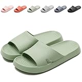 Anmerl Badelatschen für Herren und Damen - Rutschfeste Schnell Trocknender Badeschlappen, Weiche & Ultraleichte Hausschuhe Badeschuhe Sandalen für Sommer, Innen/Außen