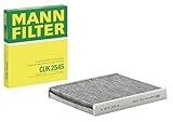 MANN-FILTER CUK 2545 Innenraumfilter/Kabinenluftfilter - Pollenfilter mit Aktivkohle - für Pkw + Transporter