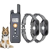 Freundliches Hundehalsband,Tierfreundliches,Halsband for Hunde,Bequem und einfach zu bedienen,Funktioniert bei Allen Hundetypen (Schwarz)