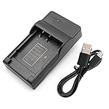 [Schnellladegerät] USB-Ladegerät der EN-EL14-Kamera Kompatibel mit Nikon ENEL14-, EN-EL14a-Akku, Coolpix P7000, P7100, P7700, P7800, D3100, D3200, D3300, D3400, D5100, D5200, D5500, D5600 Df DSLR