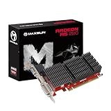 MAXSUN AMD Radeon R5 220 2GB Silent Grafikkarte (Passiv 0dB Kühlung, Low Profile DVI, VGA, HDMI 64 Bit DDR3 PCI Express X16 Gaming-Grafikkarte)