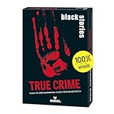 moses. Black Stories True Crime - 50 Rätsel rund um Reale Kriminalfälle, Krimi Kartenspiel mit Spielvariante und Punktechips, Rätselspiel für Jugendliche und Erwachsene