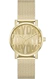 DKNY Damen Analog Quarz Uhr mit Edelstahl Armband NY6692