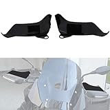 Motorrad Handschützer Handschild Protektor Handschutz Protektor Zubehör für BMW R 1300GS R1300 GS R 1300 GS R1300GS r1300gs 2023 2024 Motorrad Lenker Windabweiser (Schwarz)